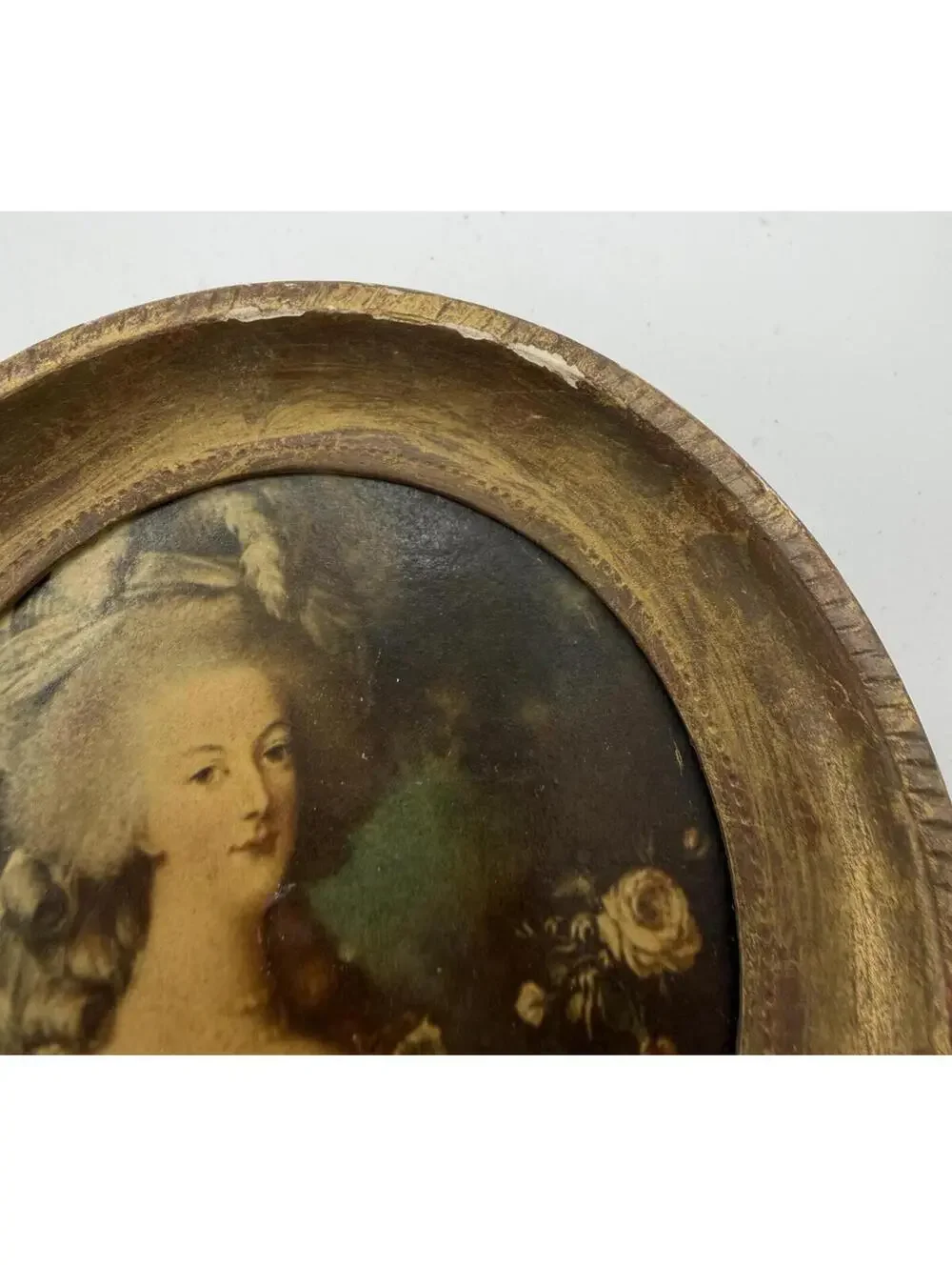 Vintage Paolina Borghese Round Portrait Frames Set 4 Gold Wall‎ Decor